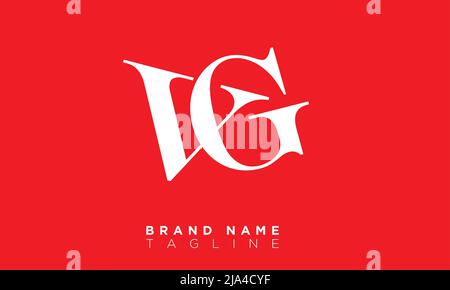 VG Alphabet letters Initials Monogram logo Stock Vector