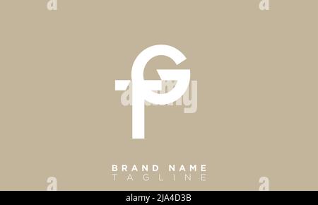 TG Alphabet letters Initials Monogram logo Stock Vector