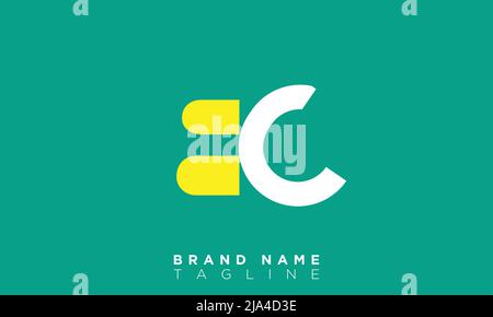 BC Alphabet letters Initials Monogram logo Stock Vector