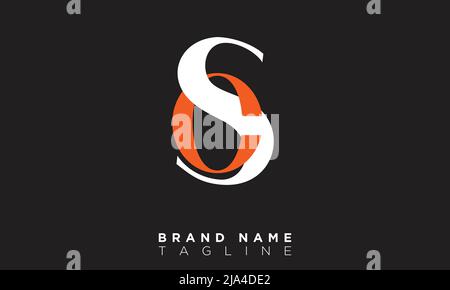 CS Alphabet letters Initials Monogram logo Stock Vector