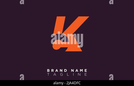 CK Alphabet letters Initials Monogram logo KC, C and K Stock Vector