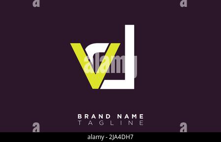 VD Alphabet letters Initials Monogram logo DV, V and D Stock Vector