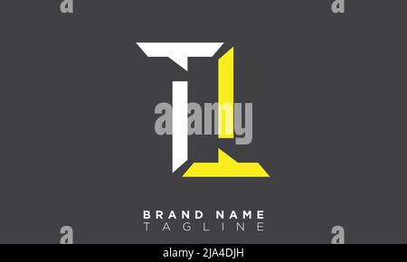 TL Alphabet letters Initials Monogram logo LT, T and L Stock Vector