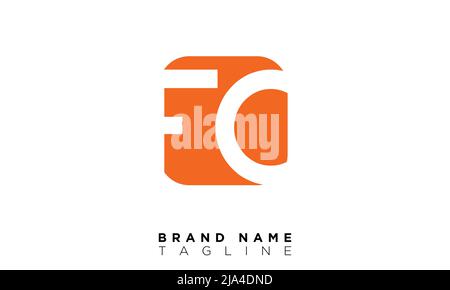 Alphabet letters Initials Monogram logo FC, CF, F and C Stock Vector