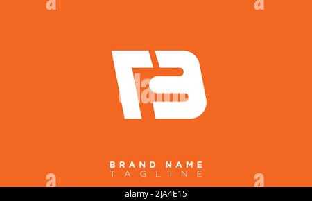 Alphabet letters Initials Monogram logo FB, BF, F and B Stock Vector