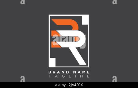 Alphabet letters Initials Monogram logo BR, RB, B and R Stock Vector