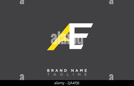 Alphabet letters Initials Monogram logo AE, EA, A and E Stock Vector