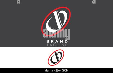 CB Alphabet letters Initials Monogram logo BC, C and B Stock Vector