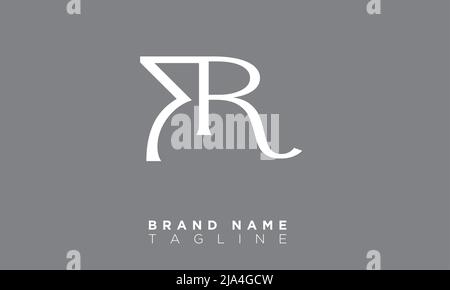 ER Alphabet letters Initials Monogram logo RE, E and R Stock Vector