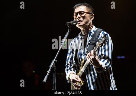 NANJING, CHINA - FEBRUARY 15, 2018 - Luo Dayou (Tayu Lo) tour concert is held at nanjing Olympic Sports Center Gymnasium, Nanjing, Jiangsu Province, C Stock Photo