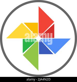 Camera icon logo flat design illustration template vector Stock Vector