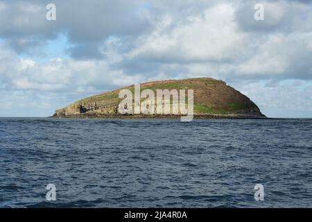 puffin island off the Anglesey coast near Beaumaris north wales Stock Photo