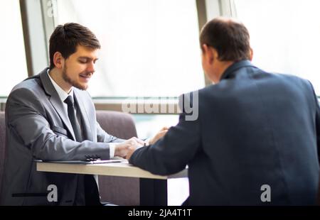 Business team working together to achieve better results Stock Photo