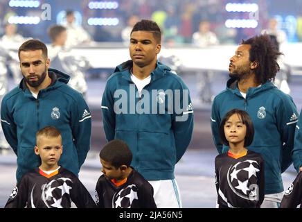 Ronaldo Real Madrid 2017-2018 UEFA Champions League FinalKyiv long sleeve  jersey