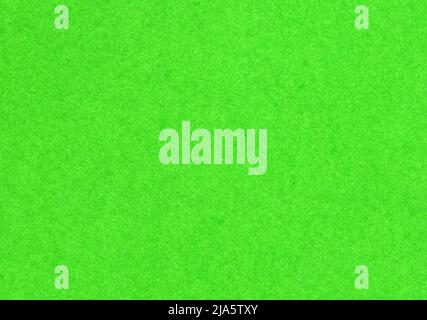 High detail scan of a paper texture background with fine fiber grain bright, neon green uncoated bond paper for wallpaper and design mockup with copy Stock Photo