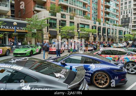 Gumball 3000 Car Rally Toronto Stock Photo