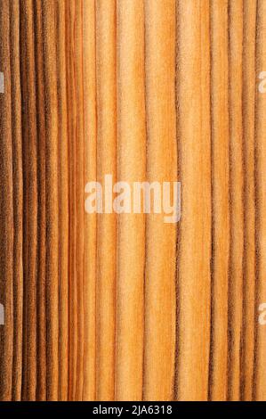 Grain patterns in a piece of wood Stock Photo