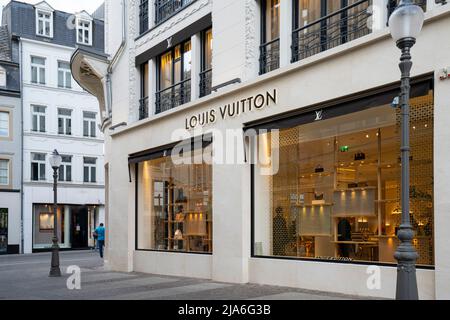 Louis Vuitton Brand Shop in Luxembourg Editorial Photo - Image of mall,  design: 248312321