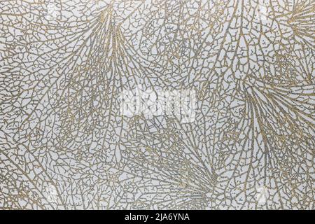 Textile tapestry background with a gold glitter texture Stock Photo