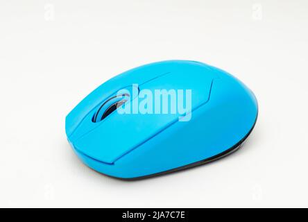 Modern computer mouse on white background. Mouse wireless Stock Photo