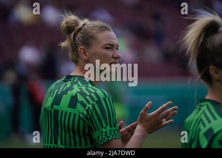 Cologne, Germany. 28th May, 2022. Alexandra Popp ( 11 Wolfsburg ) during the DFB Pokalfinale between VfL Wolfsburg and Turbine Potsdam at RheinEnergieSTADION in Cologne, GERMANY. DFB Pokalfinale Julia Kneissl/SPP Credit: SPP Sport Press Photo. /Alamy Live News Stock Photo