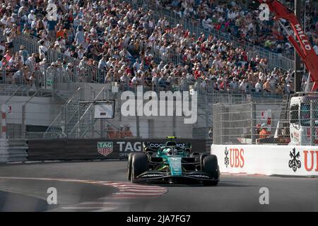 27.05.2022, Monaco Circuit, Monte Carlo, FORMULA 1 GRAND PRIX DE MONACO 2022, im Bild Sebastian Vettel (DEU), Aston Martin Aramco Cognizant Formula One Team Stock Photo