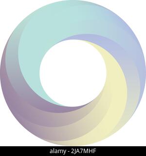 purple blue logo circle color gradiant background. Stock Vector