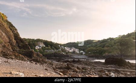 An image of the beautiful North Devon village of Combe Martin, North Devon, England, UK. Stock Photo