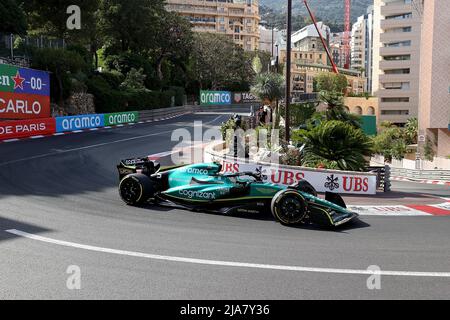 27.05.2022, Monaco Circuit, Monte Carlo, FORMULA 1 GRAND PRIX DE MONACO 2022&#xA; , im Bild&#xA;Sebastian Vettel (DEU), Aston Martin Aramco Cognizant Stock Photo