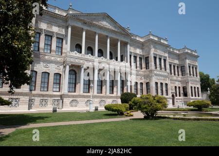 ISTANBUL, TURKEY - May 25, 2022: It is the National Museum of Palace Painting in the Dolmabahce Palace Complex. This section hosts paintings of Istanb Stock Photo