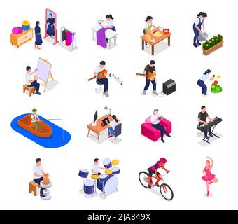 Collection of men and women and musical hobbies or occupations. Set of  people play music instruments and sing. Musician and artist profession and  career. Vector illustration. 16350416 Vector Art at Vecteezy
