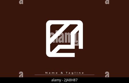 Alphabet letters Initials Monogram logo AM, MA Stock Vector