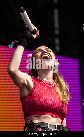 Mandy Lee of MisterWives performs at the BottleRock Napa Valley Music