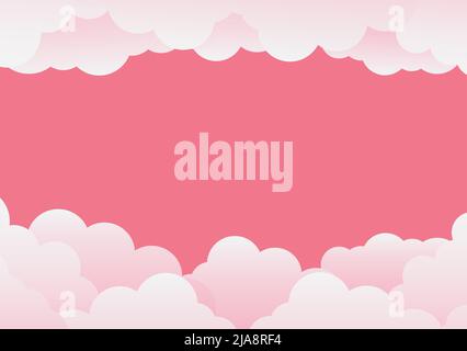 Rainy Day and lightning in clouds, vector illustration. on abstract background.paper art.vector illustration Stock Vector
