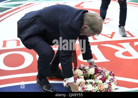 Paris, France. 28th May, 2022. Kenny Dalglish                                         during the Uefa Champions League  match between Liverpool 0-1 Real Madrid   at Stade de France on May 28, 2022 in Paris, France. (Photo by Maurizio Borsari/AFLO) Credit: Aflo Co. Ltd./Alamy Live News Stock Photo