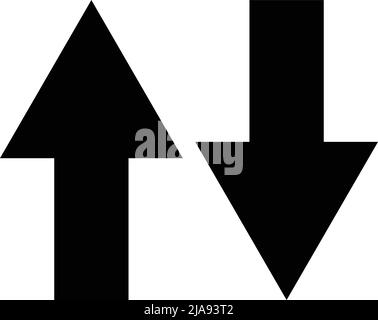 Upper Arrow Icon Stock Vector Image & Art - Alamy