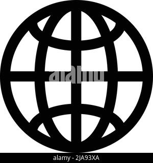 Browser icon. Vector icon for internet and network. Editable vector. Stock Vector