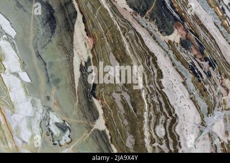 Quartzite texture with extraordinary tracery in surface. Stock Photo