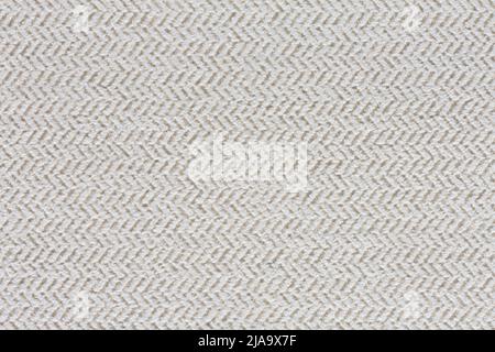 White textile background with ornament surface close-up. Stock Photo