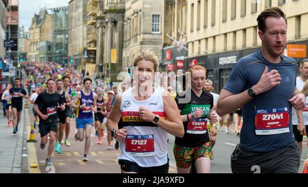 Edinburgh Scotland, UK May 29 2022. Edinburgh Marathon Festival takes place with thousands of runners making their way through the city.credit sst/alamy live news Stock Photo