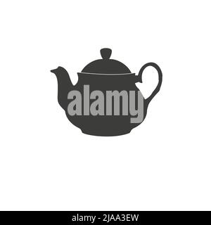 Teapot vector icon. filled flat sign for mobile concept and web design. Ceramic tea pot glyph icon. Symbol, logo illustration. Vector graphics Stock Vector