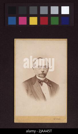 Leopold Hasner von Artha (1818-1891), politician. Hermann Heid (1834-1891), photographer Stock Photo
