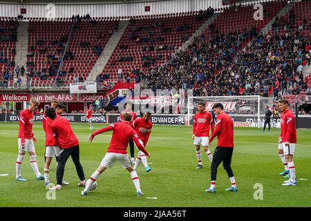 Paris, France. 28th May, 2022. ALKMAAR - AZ players during the Dutch Eredivisie play-offs final match between AZ Alkmaar and Vitesse at the AFAS stadium on May 29, 2022 in Alkmaar, Netherlands. ANP ED OF THE POL Stock Photo