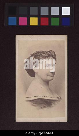 Christine Hebbel (1817-1910), actress. Unknown, photographer Stock Photo
