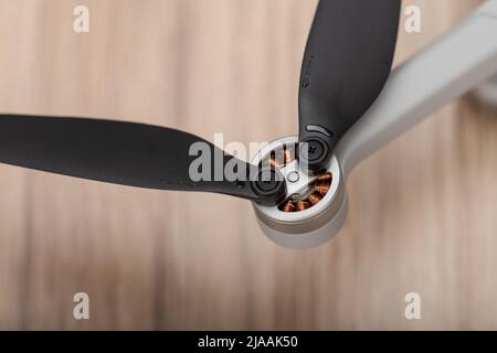 Torquay, UK. Sunday 29 May 2022. A look at the new DJI 3 Mini Pro Drone, recently released in UK. Stock Photo
