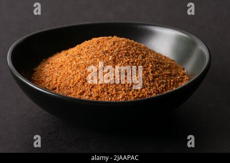 Sweet & Smokey BBQ Rub in a Bowl Stock Photo