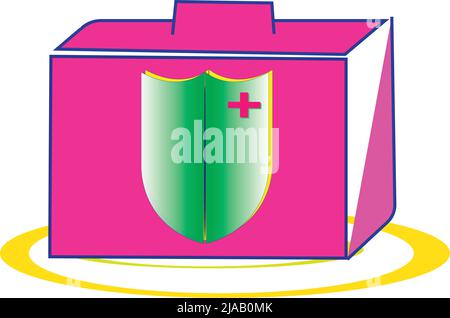 Medical Box set. Health Vector Logo Stock Vector