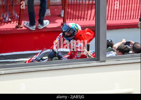 Mir Joan Spa Team Suzuki Ecstar Suzuki during Gran Premio dâ&#x80;&#x99;Italia Oakley Race, MotoGP World Championship in Scarperia (FI), Italy, May 29 2022 Stock Photo