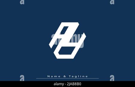 Alphabet letters Initials Monogram logo AY, YA Stock Vector