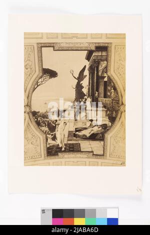 1st, University ring 2 - Burgtheater - Interior view - Staircase - ceiling painting 'Theater in Taormina' by Gustav Klimt. Unknown, photographer Stock Photo